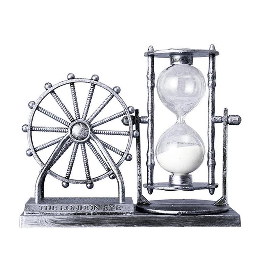 Dekorative Objekte Figuren Vintage Riesenrad Sanduhr Schöne Desktop Exquisite Sand Glas Dekor Für Home Office2650