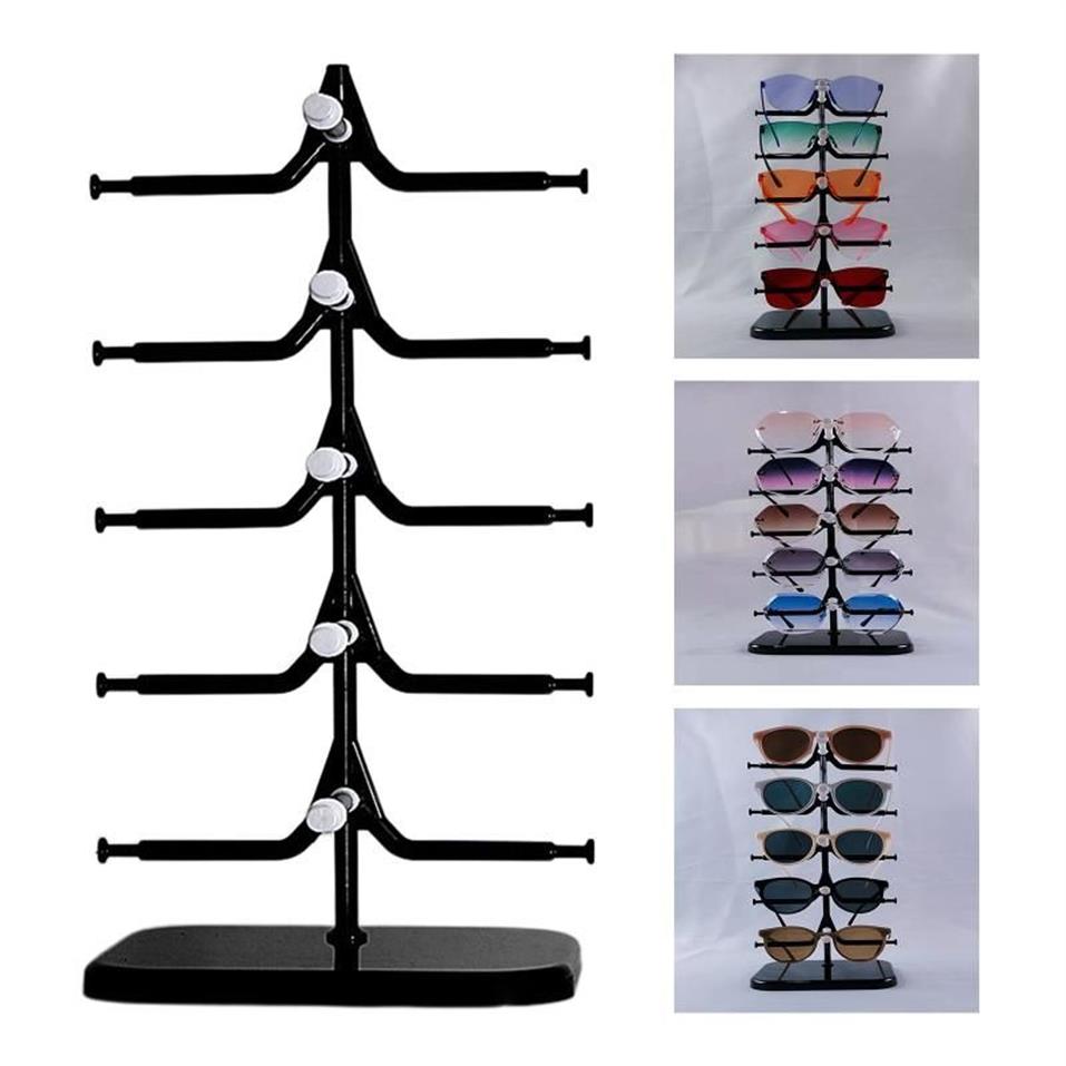 Schmuckbeutel Taschen Sonnenbrille Brillenrahmen Rack Display Counter Stand Halter Organizer 5 Schichten264O