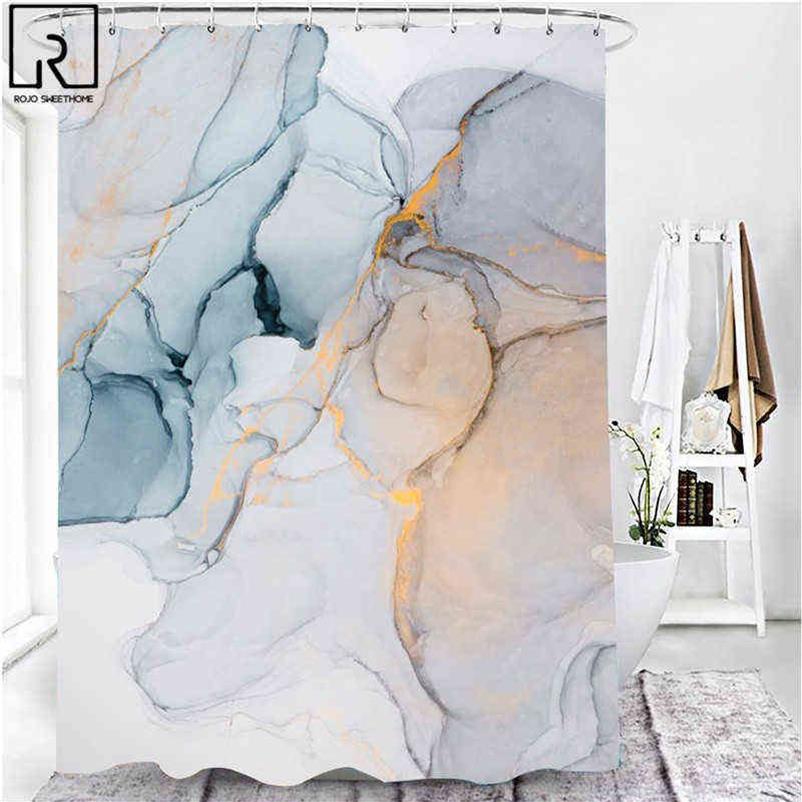 Piękne nowoczesne zasłony prysznicowe 3D Zestaw zasłony łazienkowej przeciwpoślizgowej mata kąpielowa miękka dywan wchłaniania dywaniki domowe dekoracja aa22194s