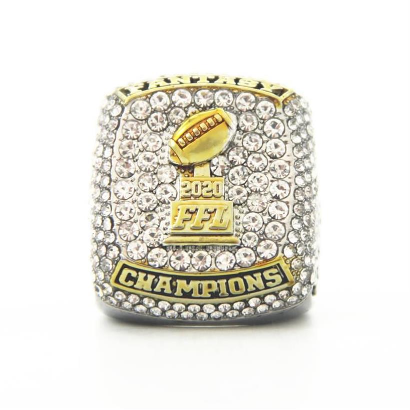 2020 Fantasy Football League Championship ring football fans ring men women gift ring size 8-13 choose your size2153