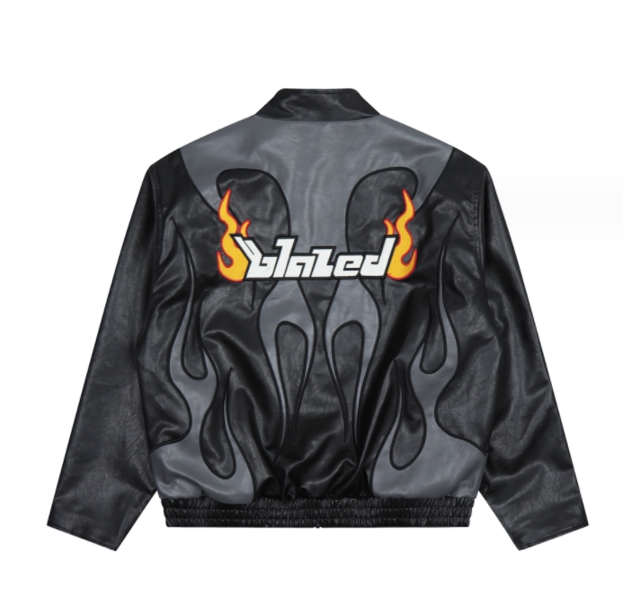 Manteaux d'extérieur pour hommes Cuir Faux Cuir Veste de moto hiphop rétro européenne et américaine High Street américaine ins veste de course pour hommes veste en cuir