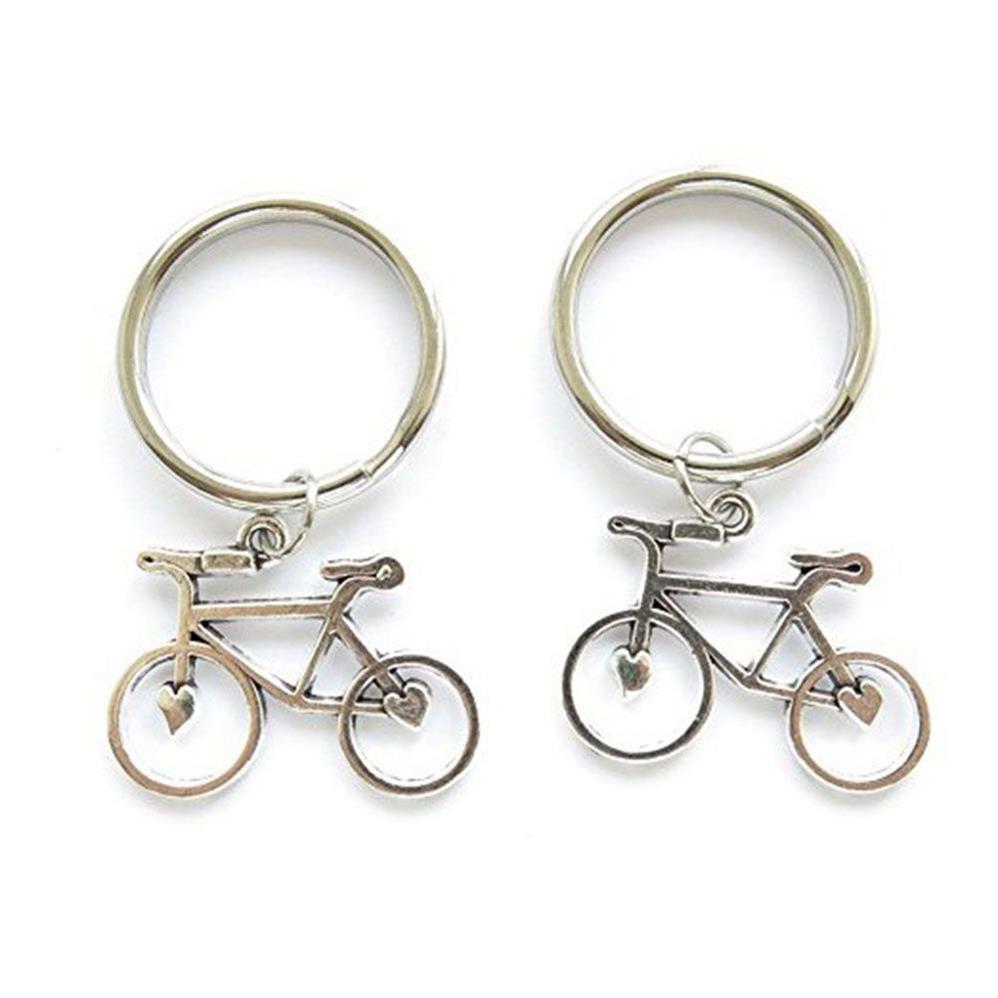 Todo 10 unids / lote Bicicleta encanto colgante llavero deporte colgante llavero para hombres joyería gift312J