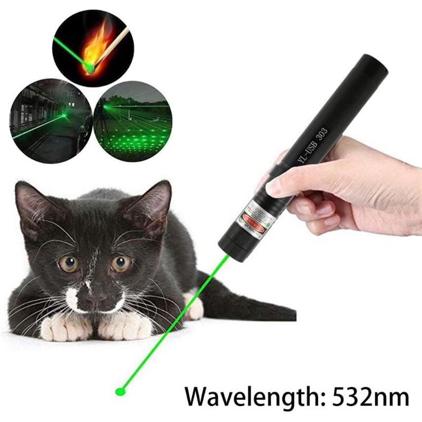 Zielony 532 nm Lasery o dużej mocy Wskazówki Widok potężny Lazer Pen 8000 metrów Regulowane potężne OLIGHT221S