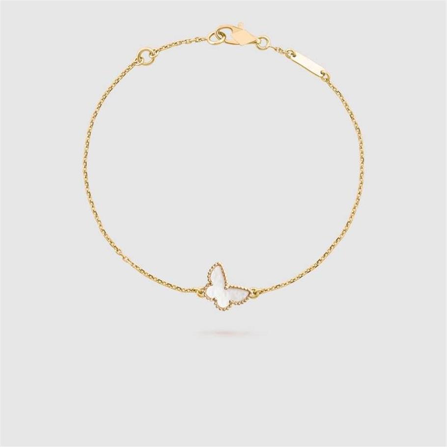 Designer butterfly Bracelet Rose Gold Plated chain Ladies and Girls Valentine's Day Mother's Day Engagement Jewelry Fade328J