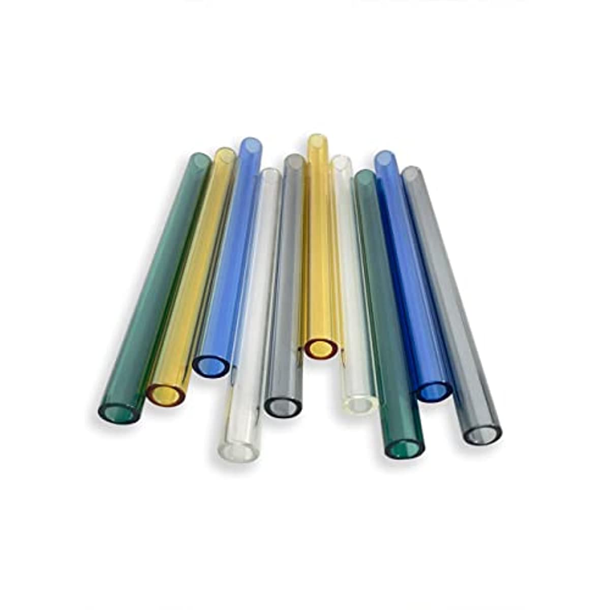 Tubi di vetro lunghi 10/20 pezzi da 4 pollici Tubi di vetro soffiato borosilicato con diametro esterno di 12 mm e 2 mm di spessore