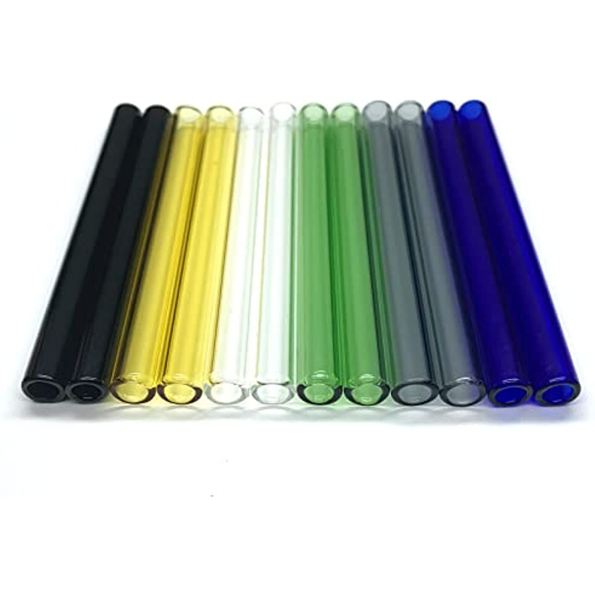 10/4 inch Long Glass Tubes 12 mm OD 2 mm Thick Wall Tubing Borosilicate Blowing Glass Tubes