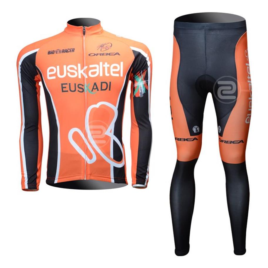 Ganzes 2016 Euskaltel Euskaditeam Langarm-Radtrikot3013