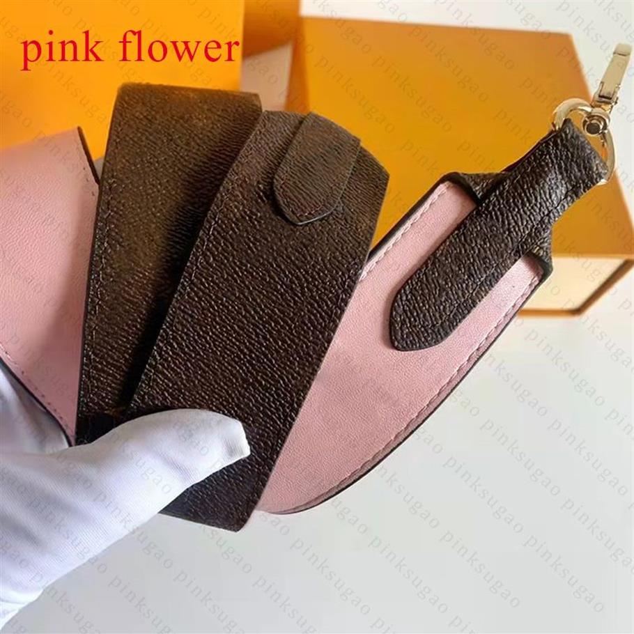 Rosa Sugao Designer-Schultergurte, Handtaschengurte, Umhängetaschenband, hochwertige Canvas-Träger für Damentaschen, 8 Farben, wählen Sie CS-0224322A