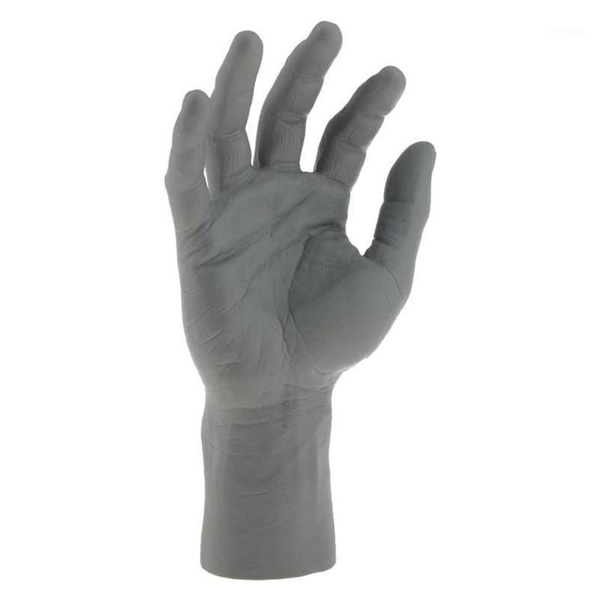 Smyckespåsar Väskor Male Mannequin Höger hand för armband Watch Glove Ring Display Model Props317E