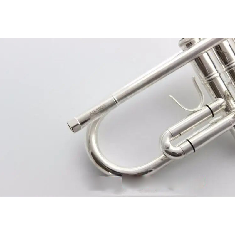 Stradivarius BBトランペットAB-190Sシルバーメッキ楽器新しいトランペットマウスピースプロフェッショナルグレード