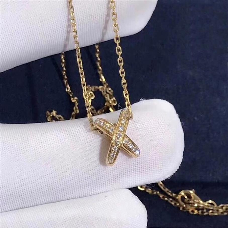 Classical Brand Jewelry Cross Pendant 925 Sterling Silver&Rose Gold Fill Pave Micro White Sapphire CZ Diamond Eternity Love Women 244S