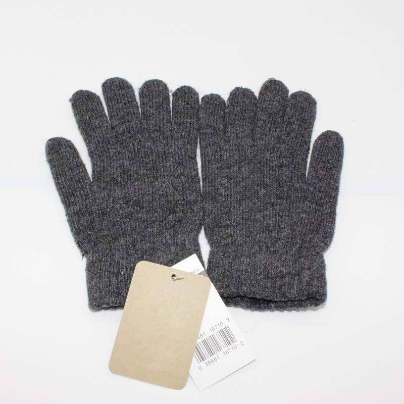 Autumn Winter Women's Men's Knitted Five Fingers Gloves For Men Women Couple Students Keep Warm Soft Full Finger Glove 2023