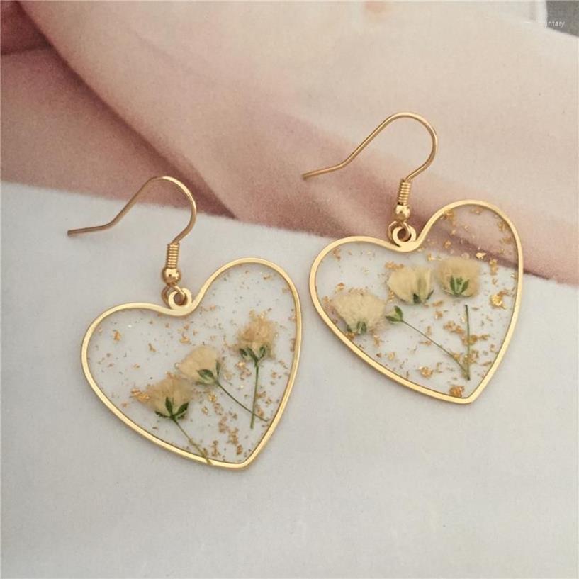 Dangle Lustre Vintage Boucles D'oreilles Géométrique Fleur Sèche Pour Femmes Fille BOHO Résine Goutte Brincos Mode Tortue BijouxDangle Mi229Y