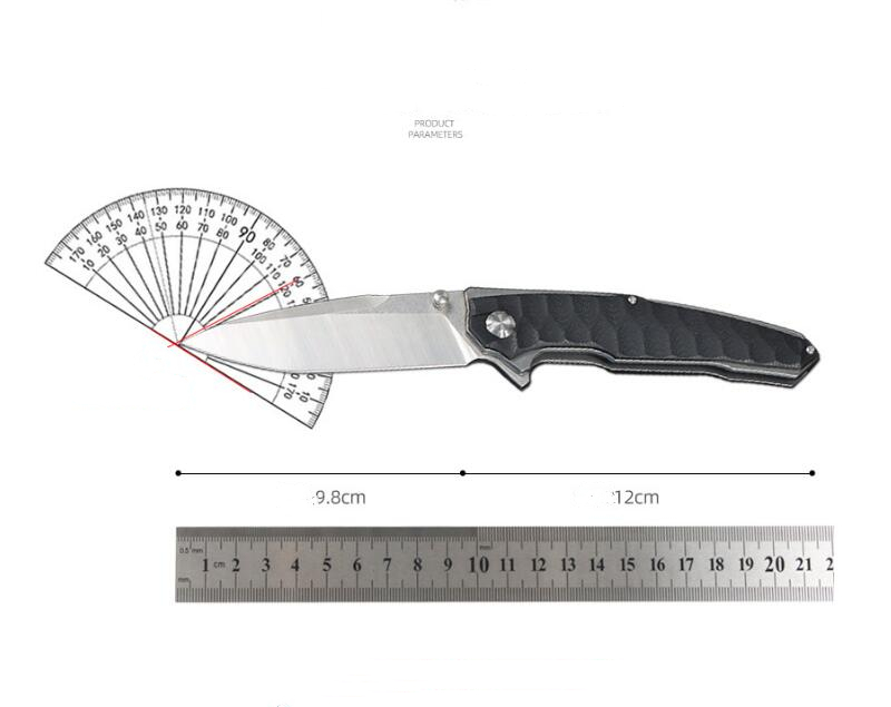 Couteau pliant à roulement à billes Boa de qualité supérieure, lame D2 G10, manche en acier, couteaux pliants à ouverture rapide, outils EDC