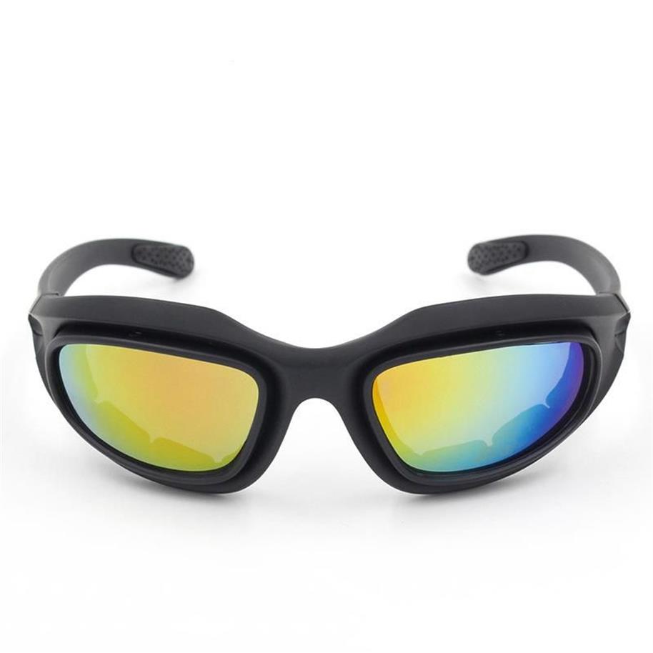 Miroirs C5 lunettes de tir polarisées lunettes de soleil tactiques Vision nocturne Paintball miroir coupe-vent hommes et femmes Riding186d