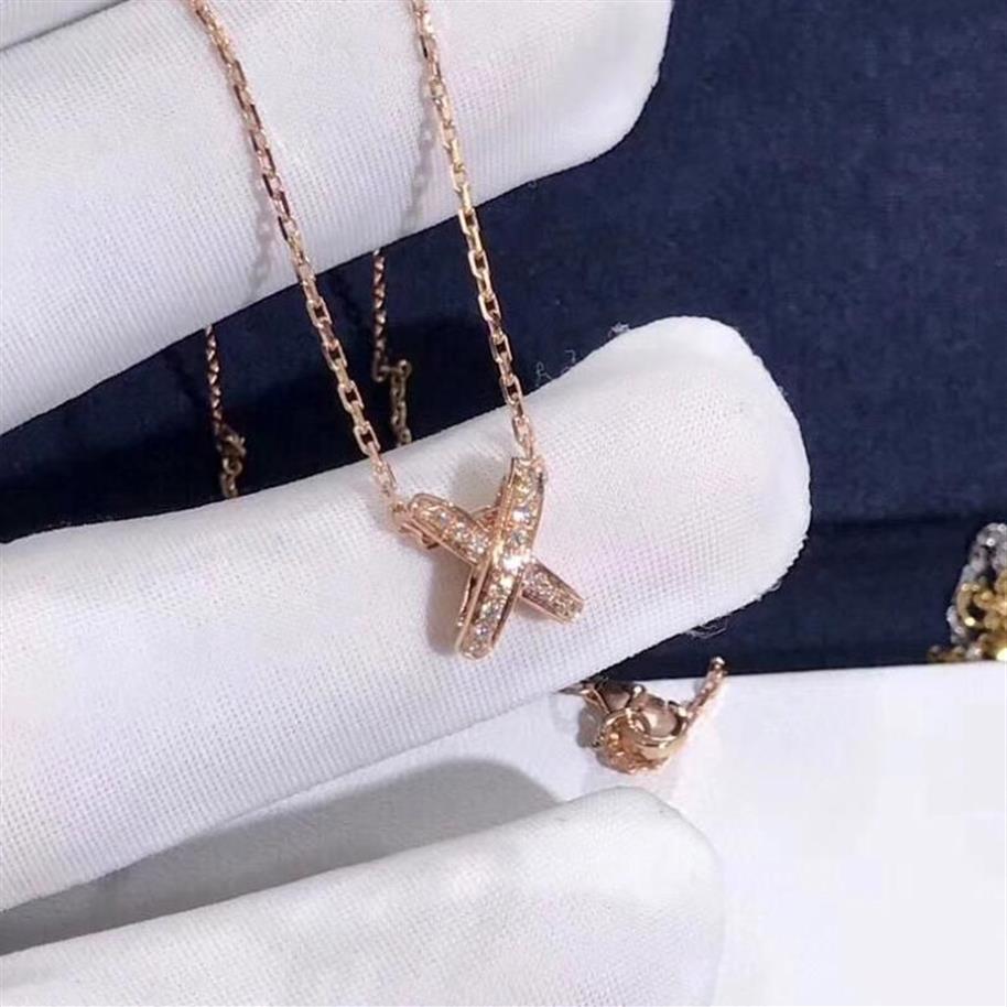 Classical Brand Jewelry Cross Pendant 925 Sterling Silver&Rose Gold Fill Pave Micro White Sapphire CZ Diamond Eternity Love Women 244S