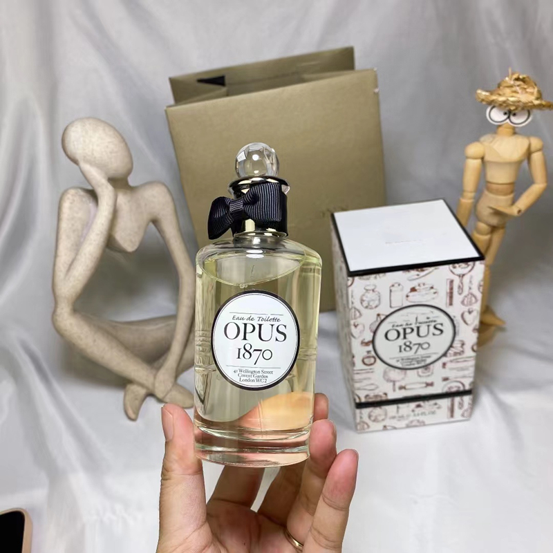 デザイナー女性男性豪華なユニセックス香水EAU DE TORETTE EDT for Man Opus 1870 Spray 100ML 3.4 Fl.ozの香りの香料消臭剤長続きするCologne高品質