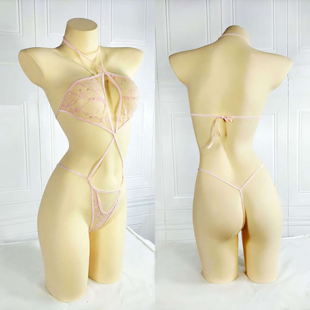 Biquíni de renda quente de uma peça lingerie sexy mulher roupa interior pornô conjunto de roupas de dormir eróticas ver através do traje bodysuit roupas