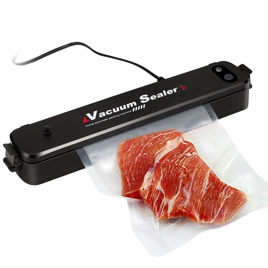 Scelleuse sous vide automatique 90W, Machine d'emballage alimentaire avec 15 sacs sous vide pour la maison, Machine de scellage sous vide à sec et humide 305c