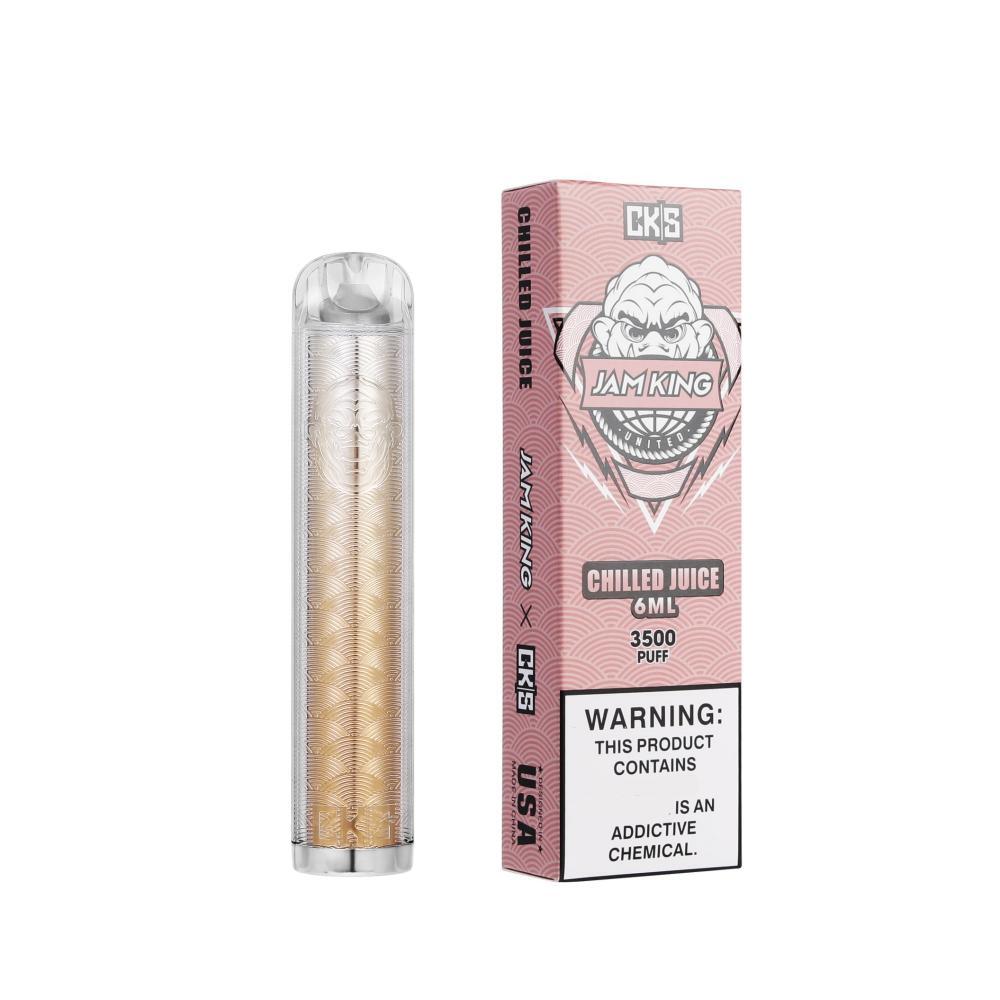 Jam King CKS 3500 Puffs Vape Desechable Puff 2800 6 ml Förfylld 650mAh Uppladdningsbar engångs cigarett China EU Warehouse Distributör Wholesale vs Randm 7000 9K