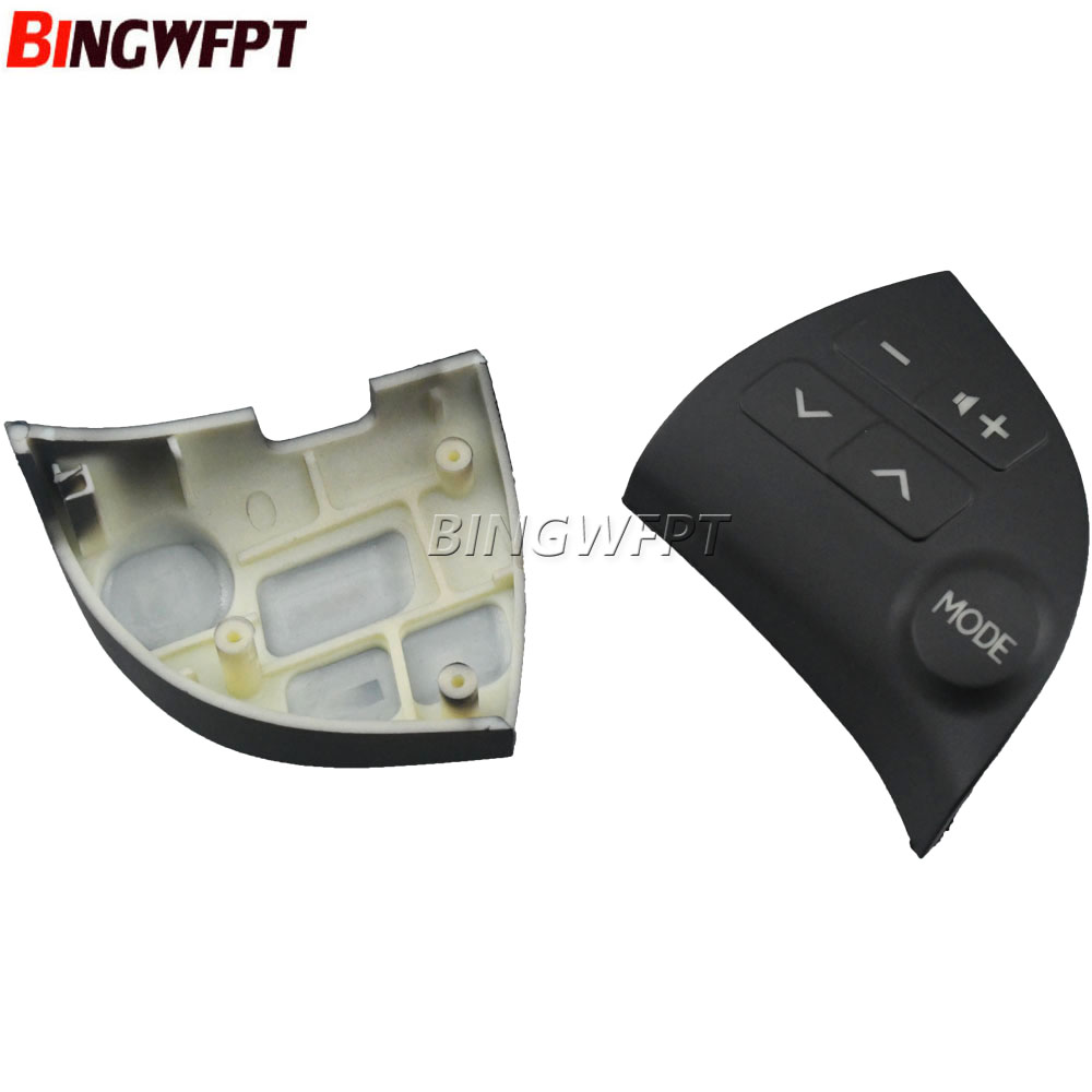 2 pçs de alta qualidade interruptor de controle do volante do carro áudio bluetooth multi botão capa para lexus es350 2006-2012 84250-33190-c0