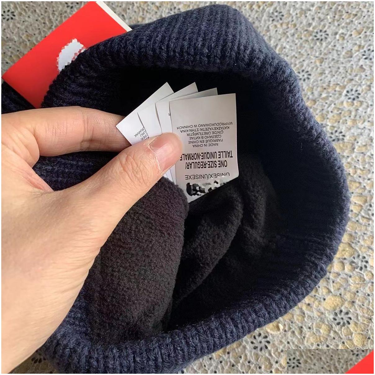 Outdoor Hats New the North Hats Headwears Cashmere Thick Knit Men Face Cap Trend Explosion Woolen Beanie Hat Women All Take Warm