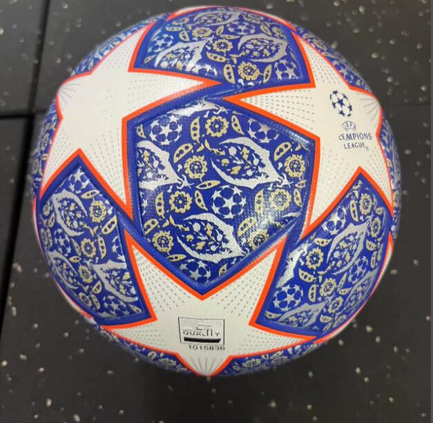 New 23 24 European champion Soccer ball size 5 Final KYIV PU balls granules slip-resistant football 2023 2024