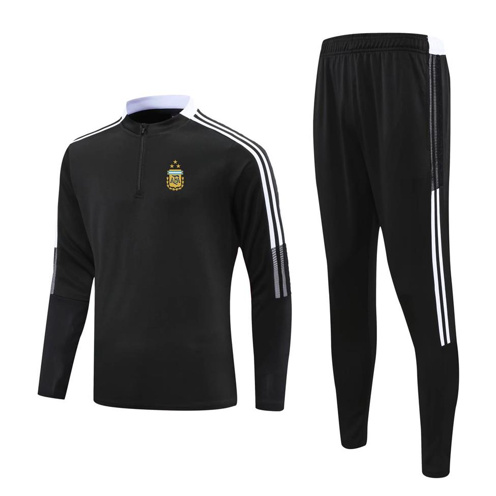 Argentyna narodowa drużyna piłkarska piłka nożna dla dorosłych dresowa szkolna kurtka piłkarska Kit Football Track Suits Kids Running Sets Logo Custo191n