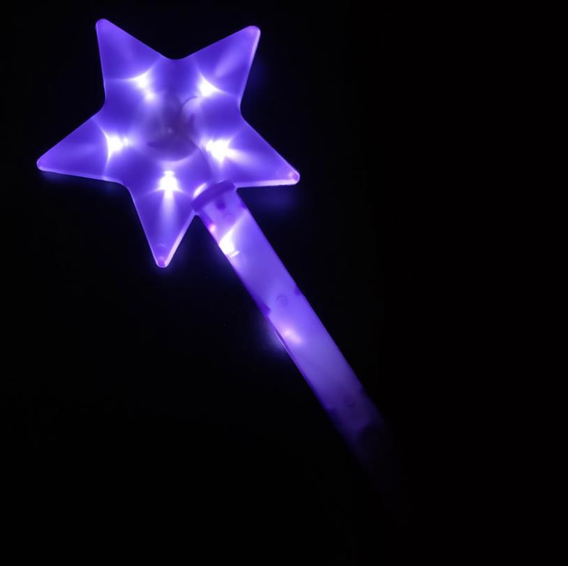 파티 스타 글로우 완드 LED LIGHT LIGHT LIGHT MAGIC WAND WAND STICKS 슈퍼 밝은 크리스마스 생일 할로윈 추수 감사절 콘서트 장식