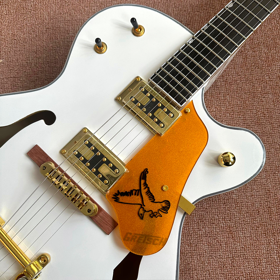 Custom Shop, 335Bigsby tremolosysteem, F-gat, gouden accessoires, gratis verzending