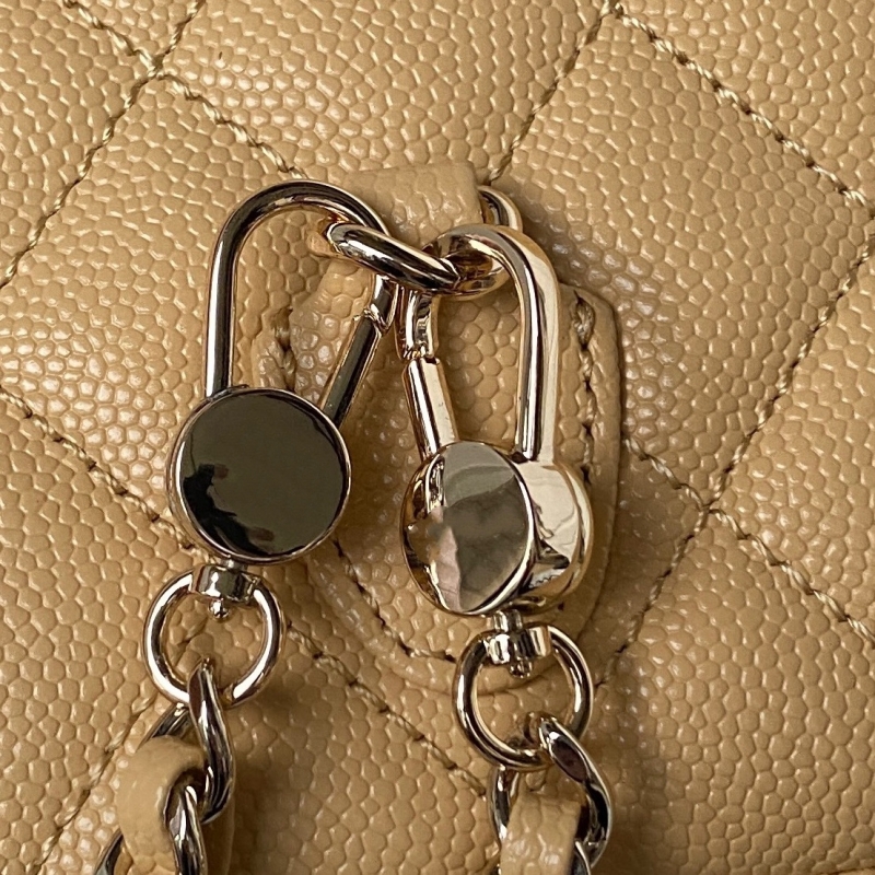 Sac à dos de luxe pour femmes Sac à corps croisé en cuir authentique Plain Mirror Quality Designer Backpack Calfskin Schoolbag 18cm Femmes Sac à dos avec boîte
