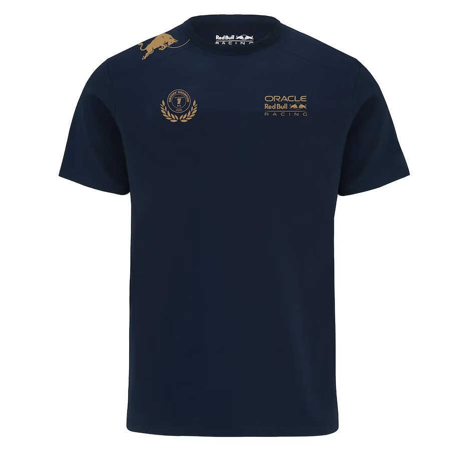 Camisetas masculinas ao ar livre camisetas 2023 Team Championship Edição Comemorativa F1 Racing Suit Manga Curta Polo Verstappen Mesmo Novo Produto Nq4w