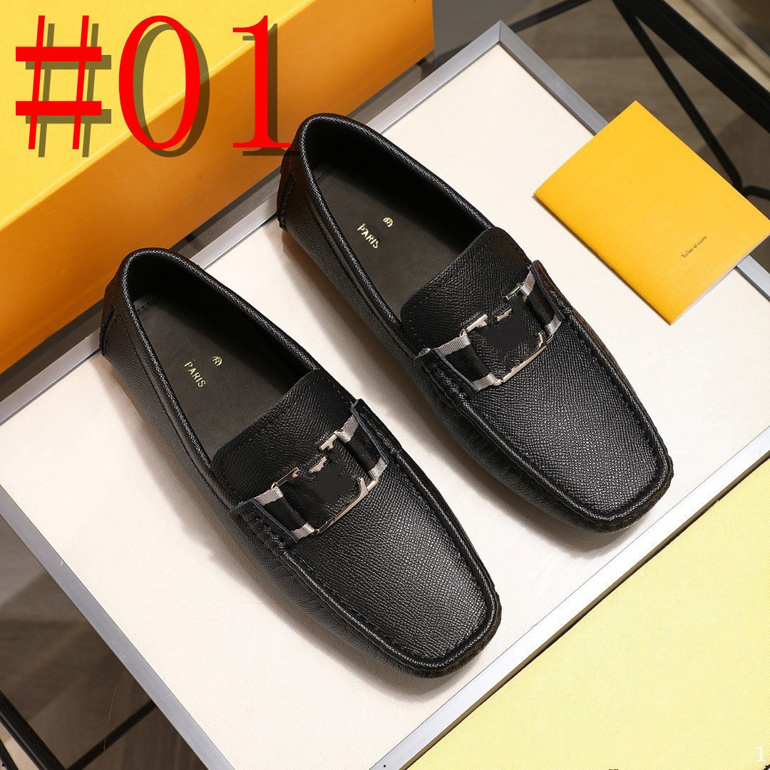 36model Mocassini firmati da uomo in pelle scamosciata Slip On Marrone Nero Mocassini Penny Uomo Abito estivo 2024 Scarpe da sposa Ufficio Uomo Scarpe autentiche 38-46