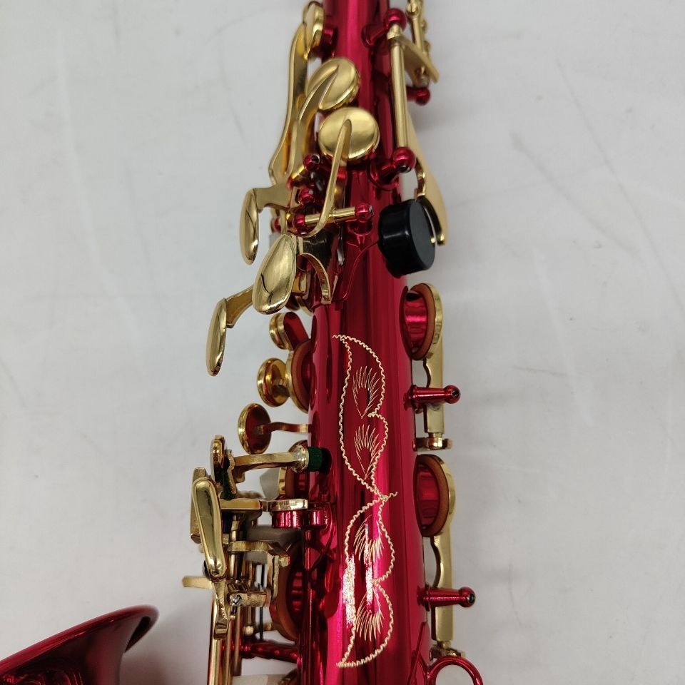 Japonya'da Yapıldı Yanagi Alto Saksafon Kırmızı Saksar Altın Key A-992 Model, Case Sax Mouthpiece Reeds Boyun Ücretsiz Gemi Profesyonel Müzik Aletleri Reeds Aksesuarları