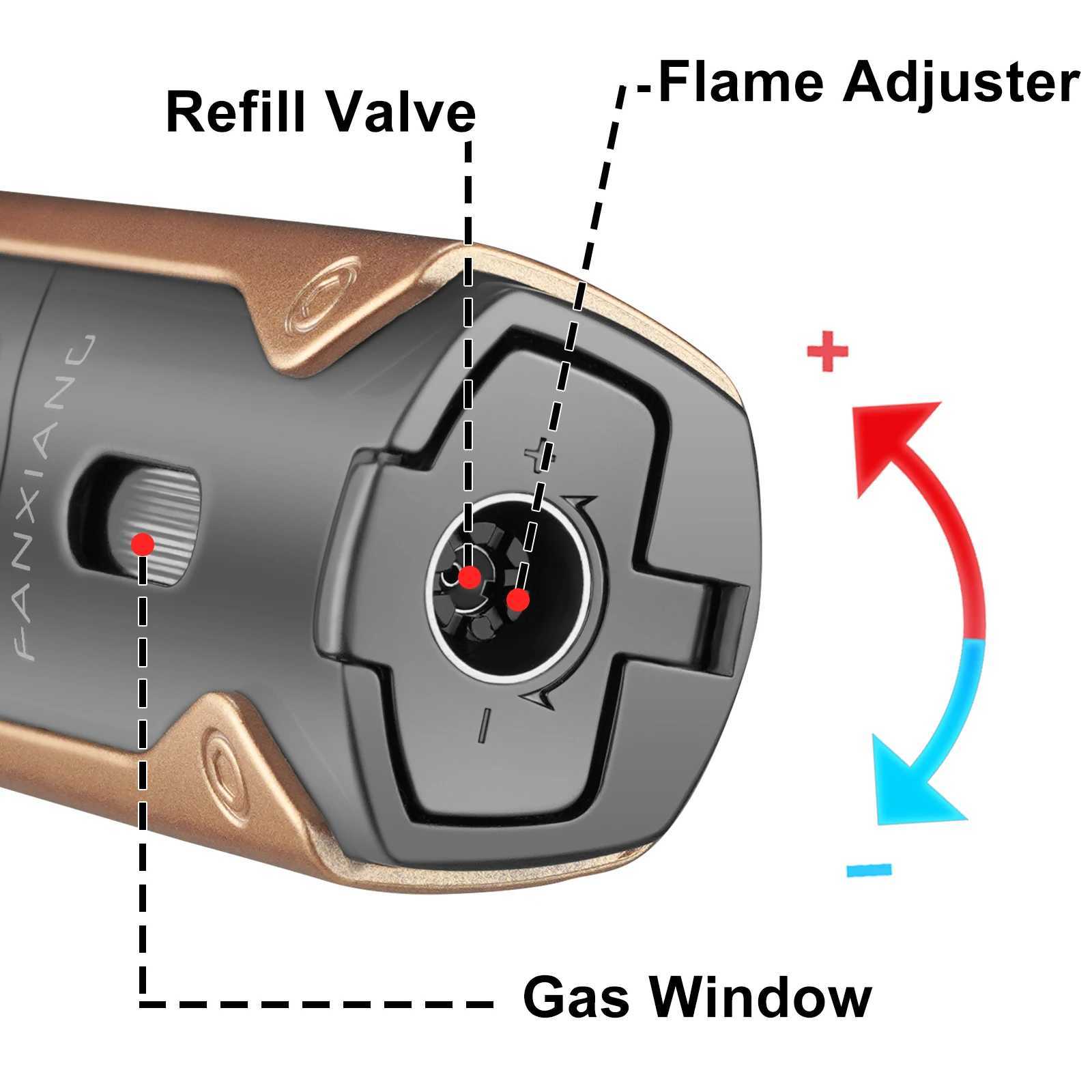 4 Torch Jet Flame Aansteker Winddicht Zak Lassen Verstelbare Krachtige Rook Accesoires Outdoor Gadgets Mannen Geschenken