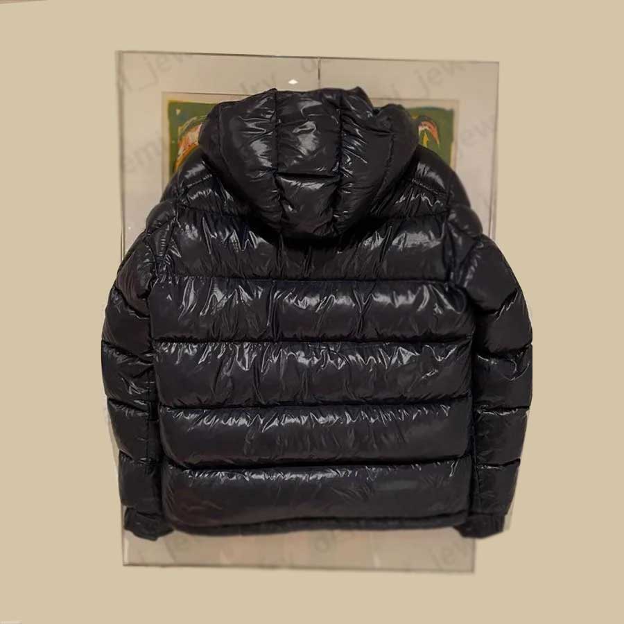 Mäns jackor Menskvinnor Down Jacket Winter Coats Men Monc Parkas med brev broderi utomhusrock glänsande matt streetwear monclairs