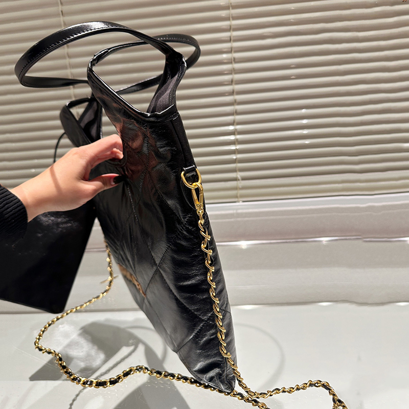 Französische Marke Luxus Damen Designer Unterarmtasche Klassische Doppelbrief Mode Damen Kette Umhängetasche Handtasche Neue Dame Echtes Leder Umhängetaschen Handtaschen
