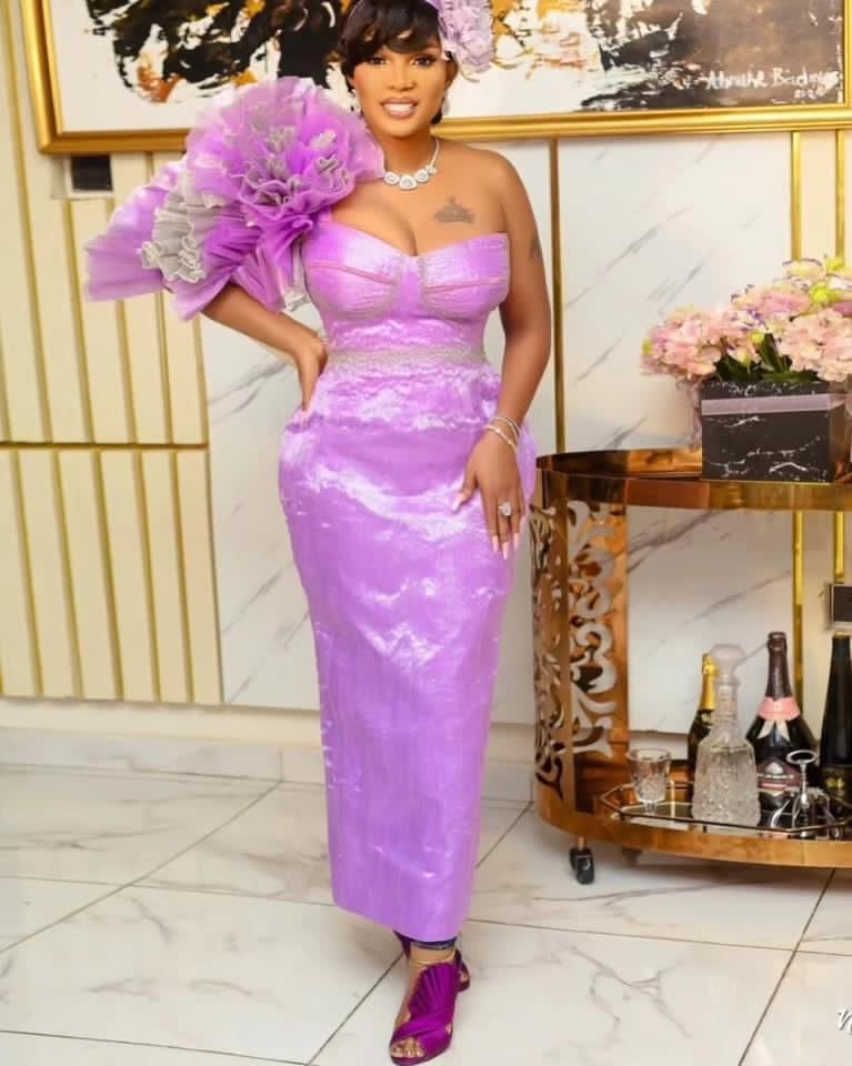 2024 Aso Ebi Lilac Sheath Prom Dress One Shoulder Beaded Evening Formal Party Second Reception Birthday Engagement Gowns Dresses Robe De Soiree ZJ034