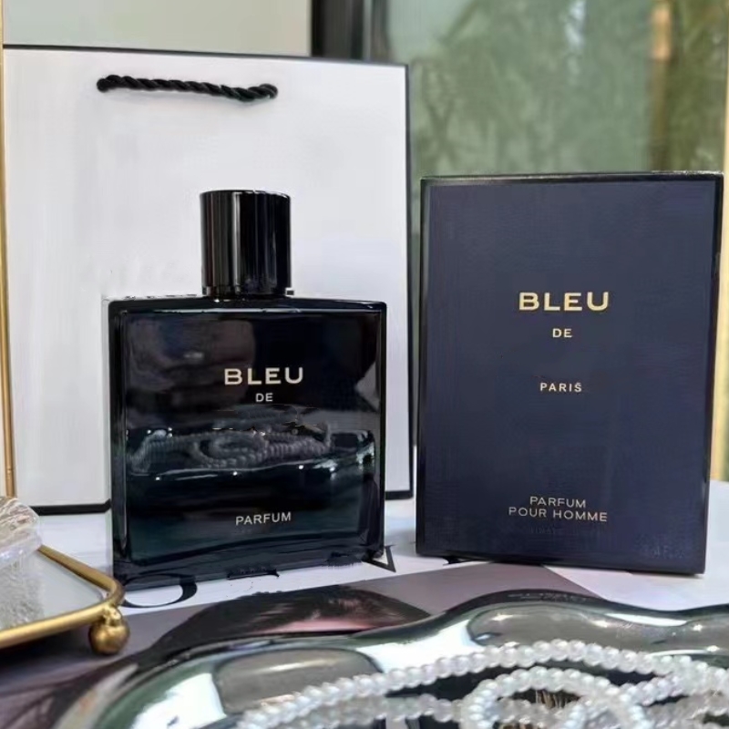 Perfume masculino incenso de alta qualidade bleu masculino 100ml desodorante masculino duradouro envio rápido colônia para homens spary