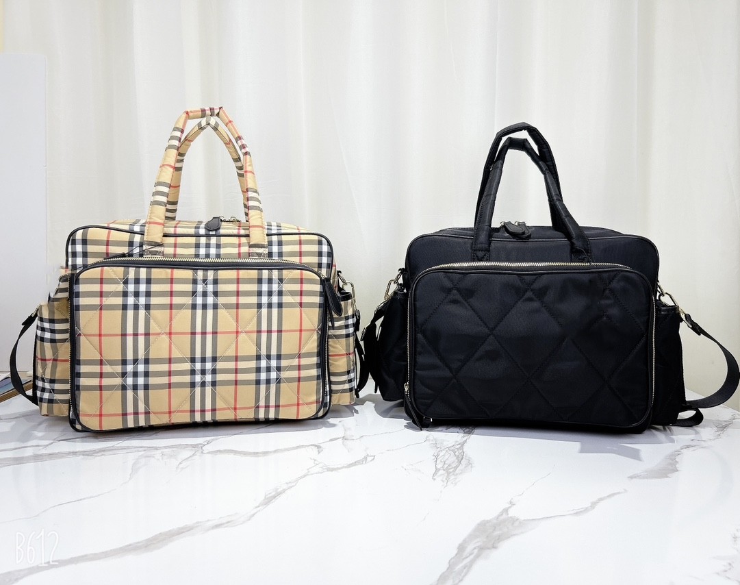 Designer bambini plaid Diape Borse Borsa pannolini mummia impermeabile Borsa a tracolla madre trapuntata di lusso multifunzione con cerniera Hasp Poliestere di grande capacità S0920