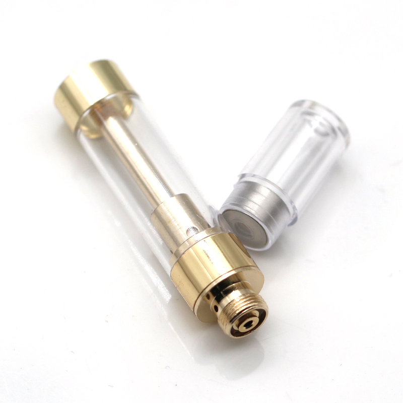 Golden G5 vagnar VAPE -patron tom 0,8 ml 1,0 ml Tank Tryck Rund spets Atomizer MT6 M6T Keramisk spiralpatron tjock olje förångare