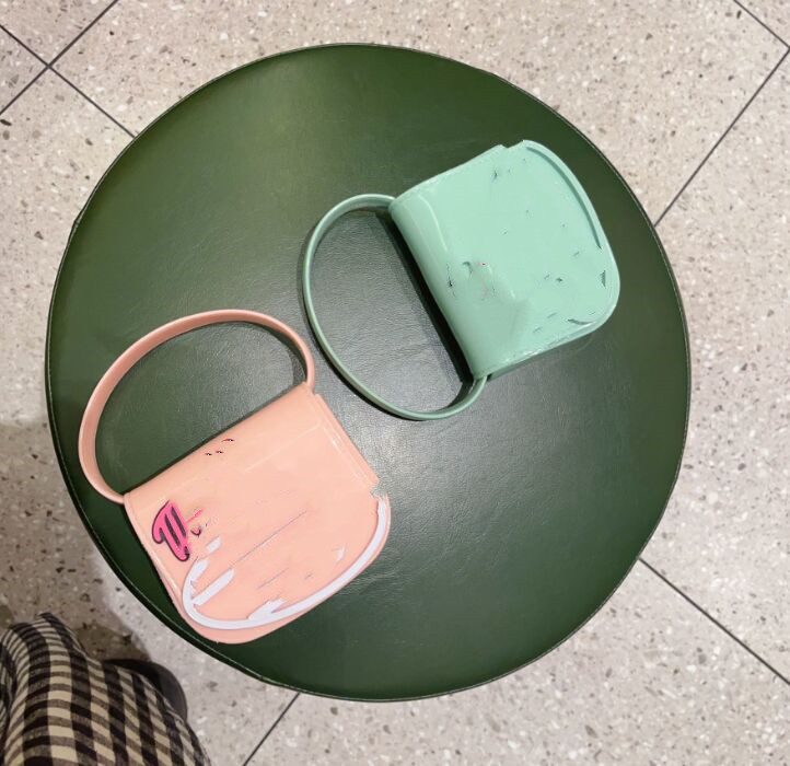 Mini borsa a tracolla ragazze con stampa di lettere borse in gelatina in pvc bambini portamonete bambini piccoli