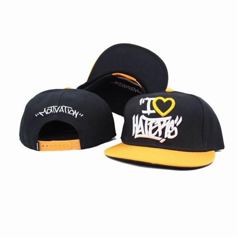 Mode DGK Strapback Caps I haters Zelf gemaakte Hoeden Mannen Vrouwen Sport Snapback Baseball Cap Hip Hop Zomer Zonneklep Verstelbare Hat301t