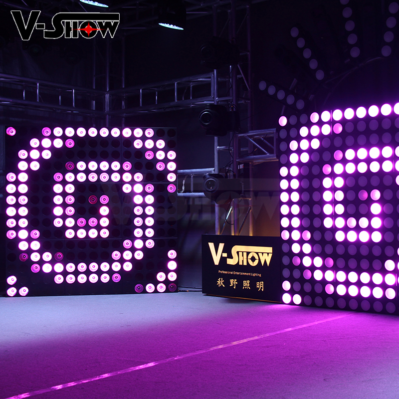 V-Show led matrixpaneel licht 25 * 10w rgb 3in1 led-straal voor podium