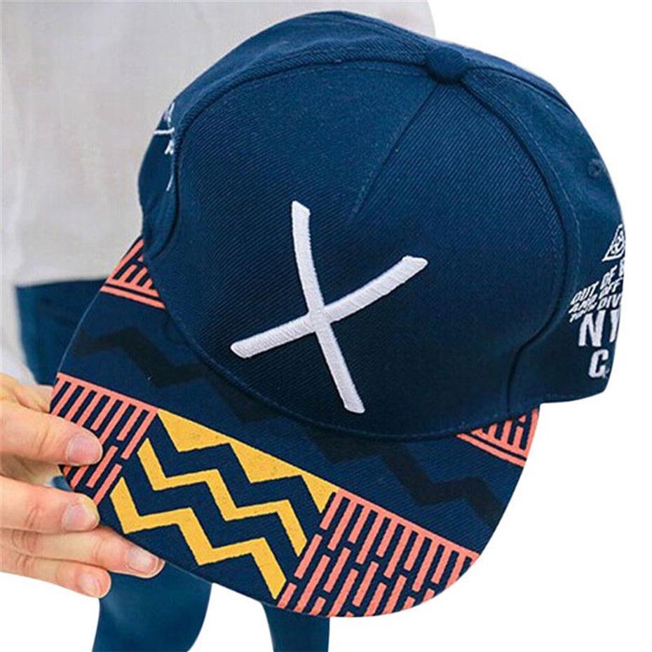 Yeni Hip Mektup X Düz Hat Beyzbol Kapağı Hip-Hop Teped Cap Chapeau Homme Hat Casquetes de Basketbol #T239R