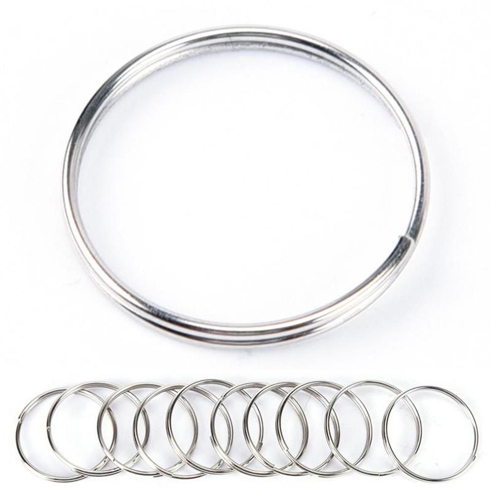 Брелки 50 100 шт., разрезное кольцо 25 мм, кольца для ключей Argolas Para Chaveiro, аксессуары для ключей Porte Cle Parts320K