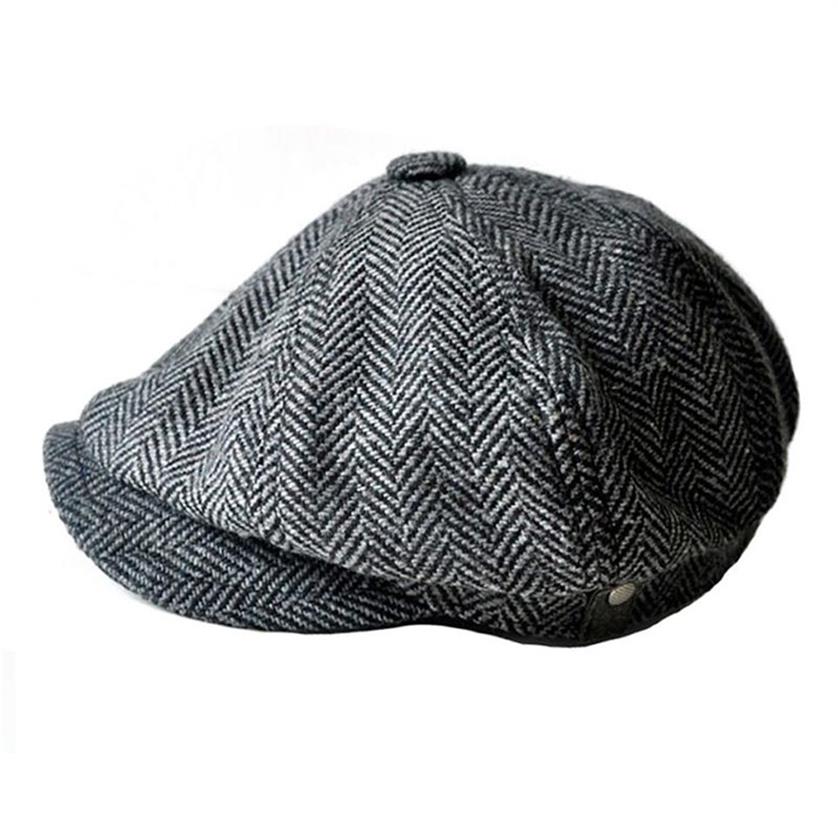 Casquettes de journal de mode pour hommes et femmes, chapeaux gorras planas, casquette de styliste, loisirs et mélange de laine, casquette plate koala en conserve 320J