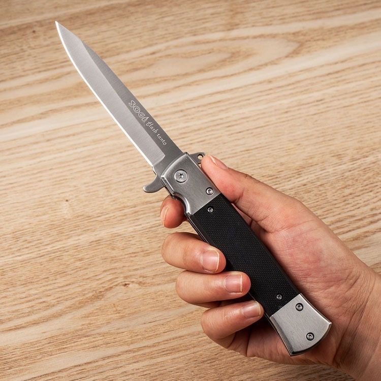 Folding Knife Outdoor Portable Self-Defense Outdoor Knife Knife Sharp High Hardness Surviva Sharp and Wear-resistent