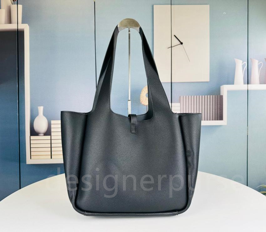 Nouveau sac fourre-tout de créateur de luxe en cuir véritable pour les déplacements quotidiens sac à main de grande capacité pour les femmes noir BEA sac à bandoulière en peau de cerf souple sac de shopping simple de mode