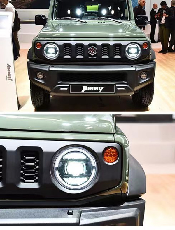 Bil dagsljusstråle för Suzuki Jimny Led Head Light 2018-2020 Blue DRL Turn Signal Lamp